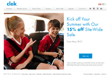 Tablet Screenshot of clekinc.ca